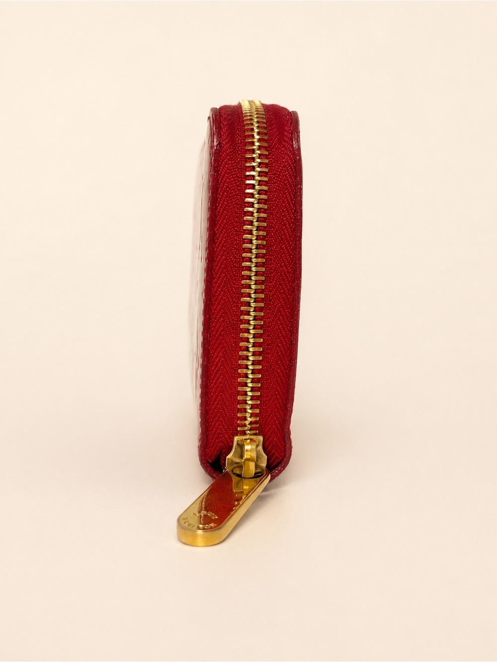 Louis Vuitton Monogram Vernis Zippy Wallet Red w/ Box - Picture 7 of 15